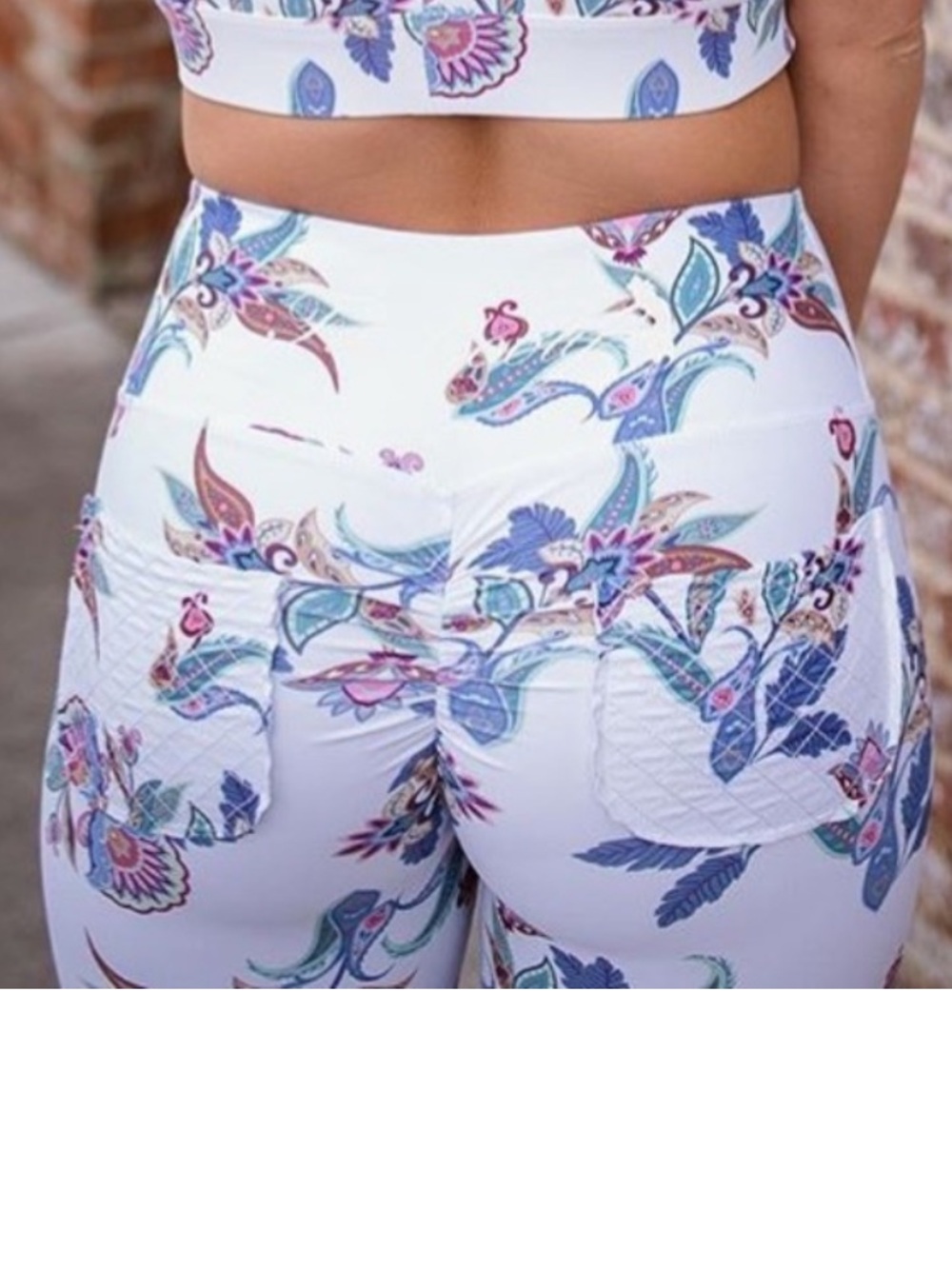 Fit Booty Apparel floral athletic leggings